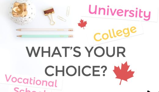 【カナダ高校留学】卒業後の進路：カナダの進学先ってどんなチョイスがあるの？
